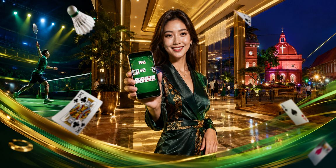 Pengguna Melaka bermain rummy bersama rakan menggunakan platform l10 pada peranti mudah alih