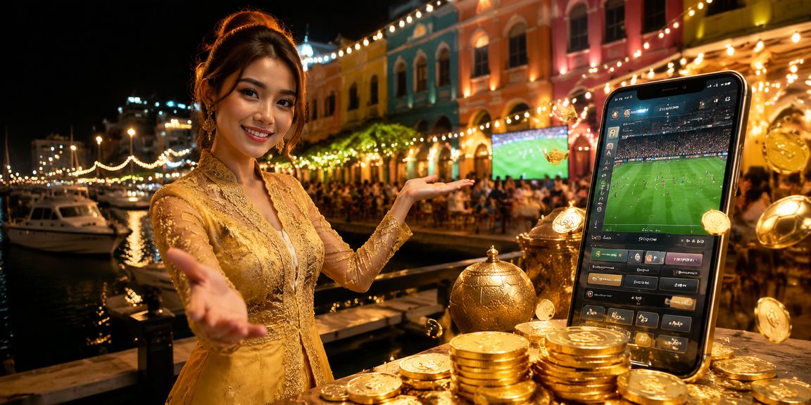 Pengguna Pulau Pinang berbaju kebaya mengakses loteri l10 dari telefon pintar